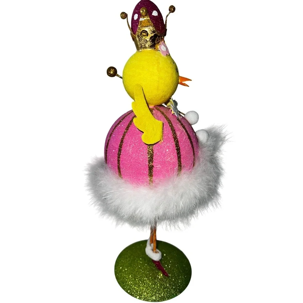Vintage Pier 1‎ Imports Easter Spring Chick Princess Crown Figurine